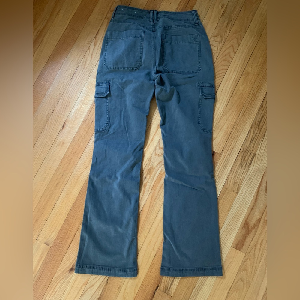 American Eagle Outfitters Dark Gray Cargo Pants - Picture 2 of 4